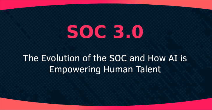 SOC 3.0 – The Evolution of the SOC and How AI is Empowering Human Talent